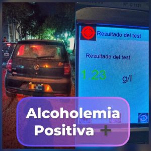 SE DETECTARON 29 CASOS DE ALCOHOLEMIA POSITIVA DURANTE EL FIN DE SEMANA