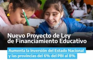 EL MINISTRO LINERAS CELEBRÓ EL NUEVO PROYECTO DE LEY NACIONAL DE FINANCIAMIENTO EDUCATIVO
